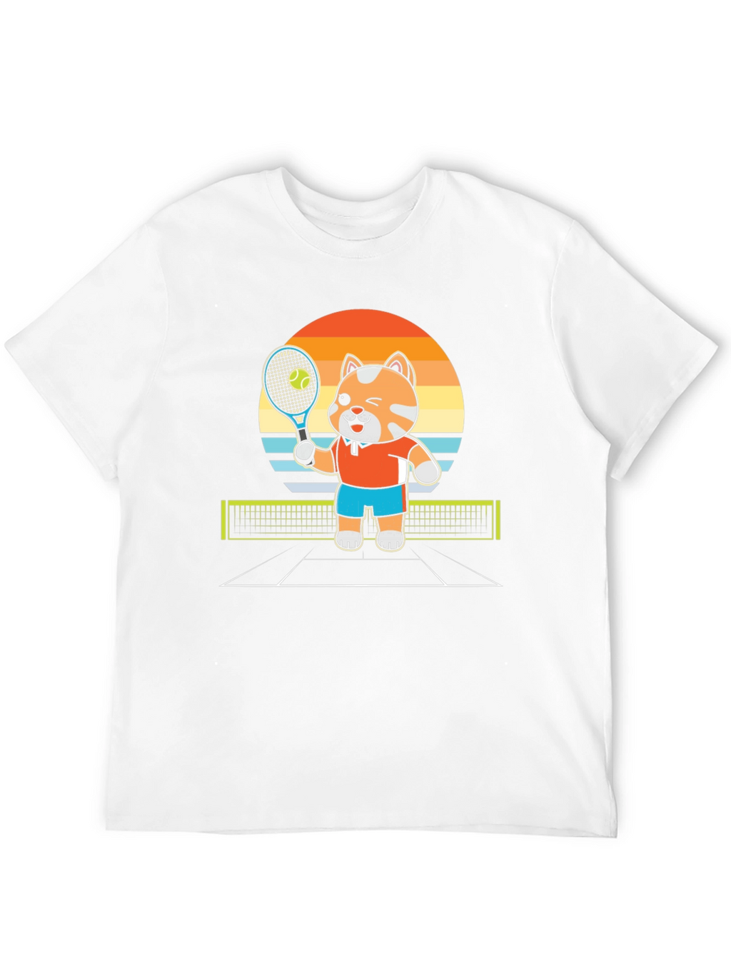 Tennis Cat T-Shirt - Serve Up Style!