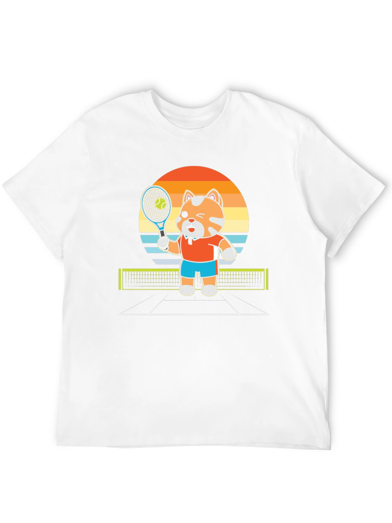 Tennis Cat T-Shirt - Serve Up Style!