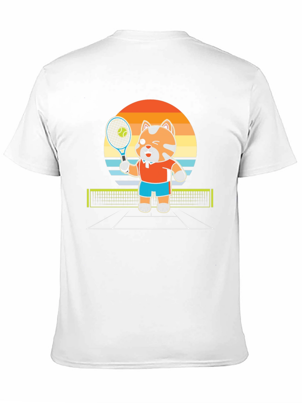 Tennis Cat T-Shirt - Serve Up Style!