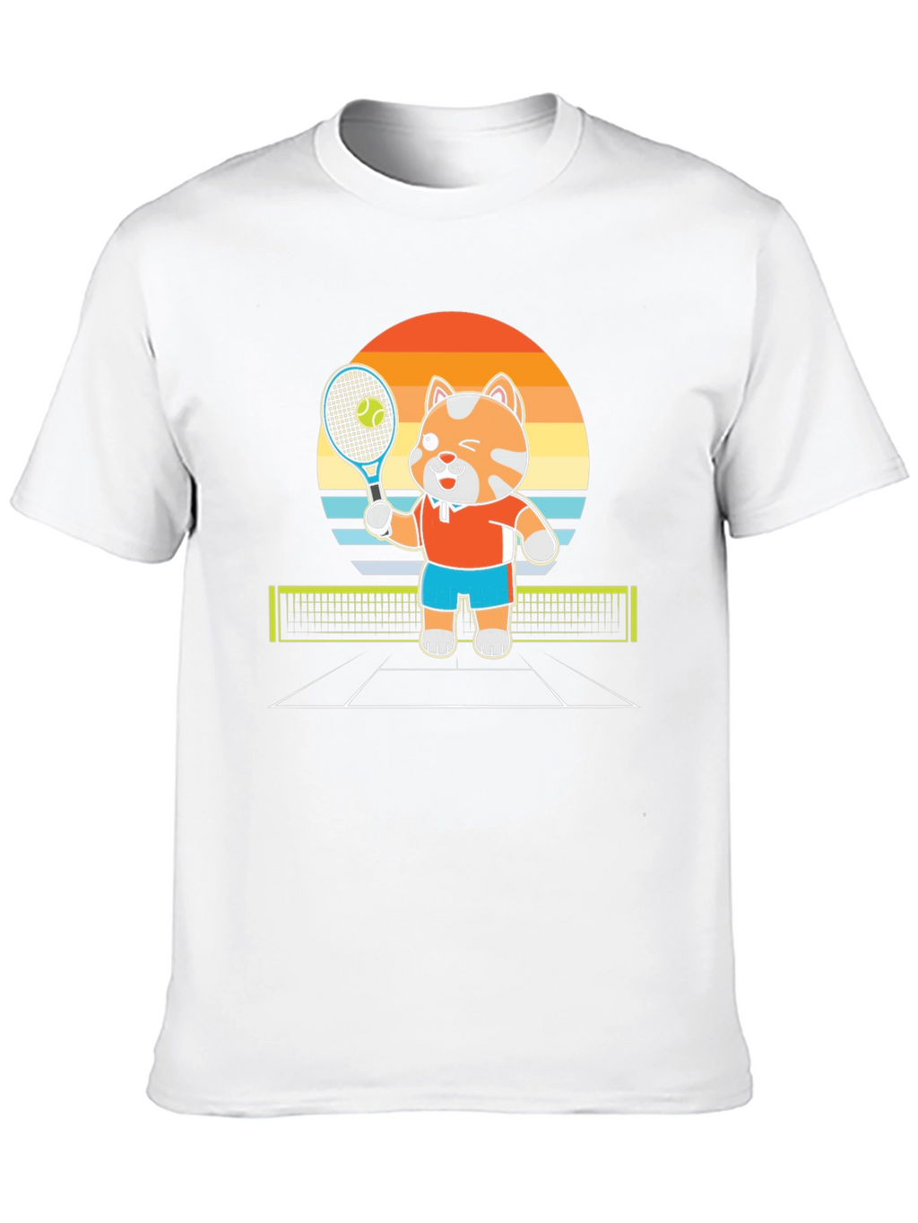Tennis Cat T-Shirt - Serve Up Style!