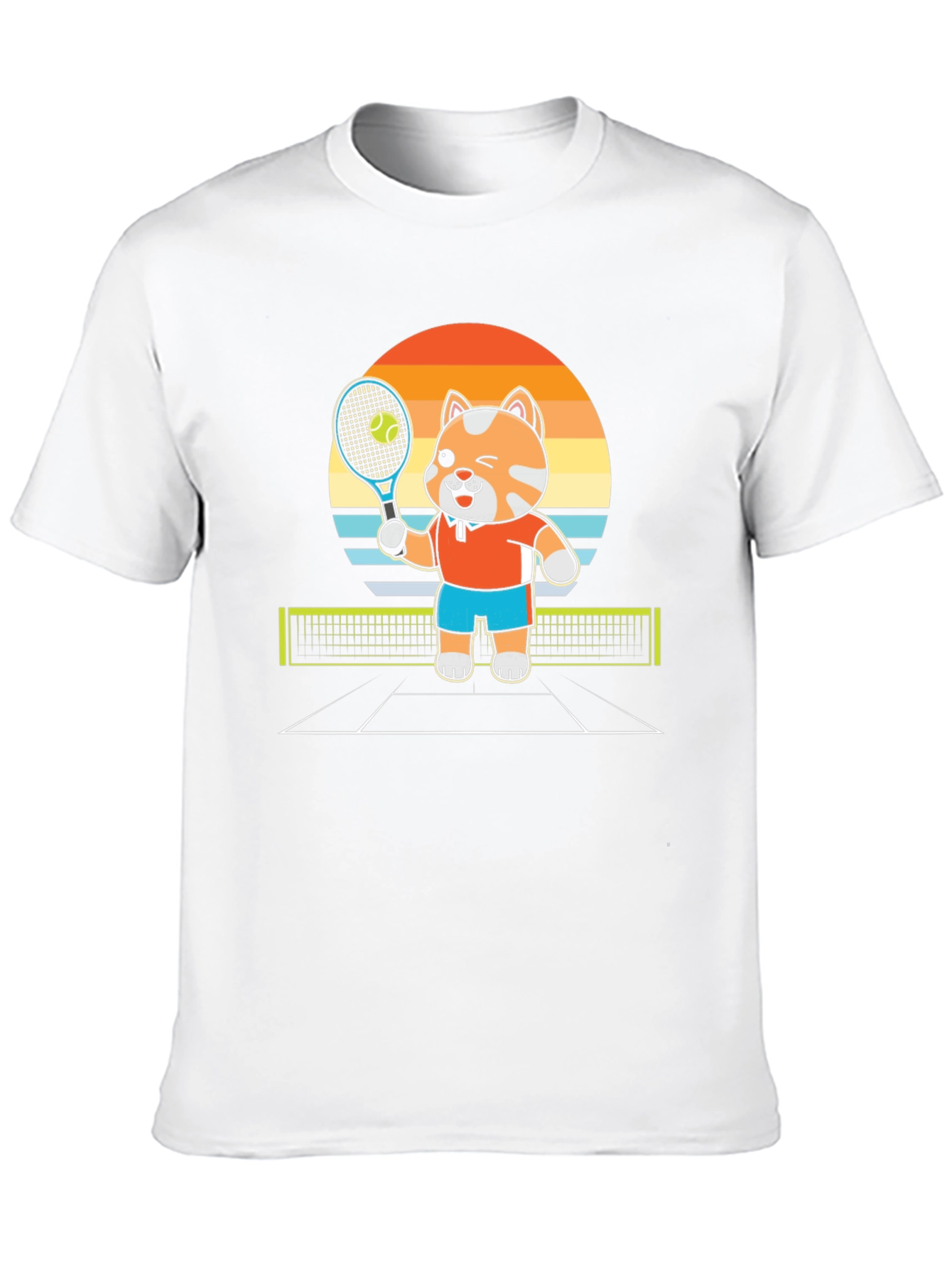 Tennis Cat T-Shirt - Serve Up Style!