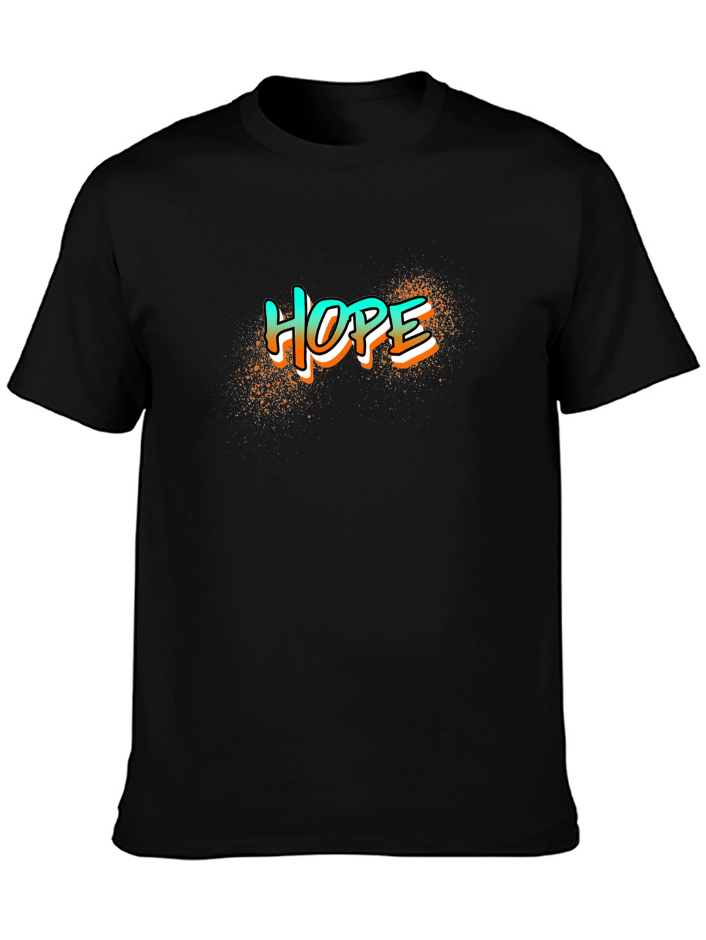 Hope Graphic T-Shirt - Stylish Black Cotton Tee