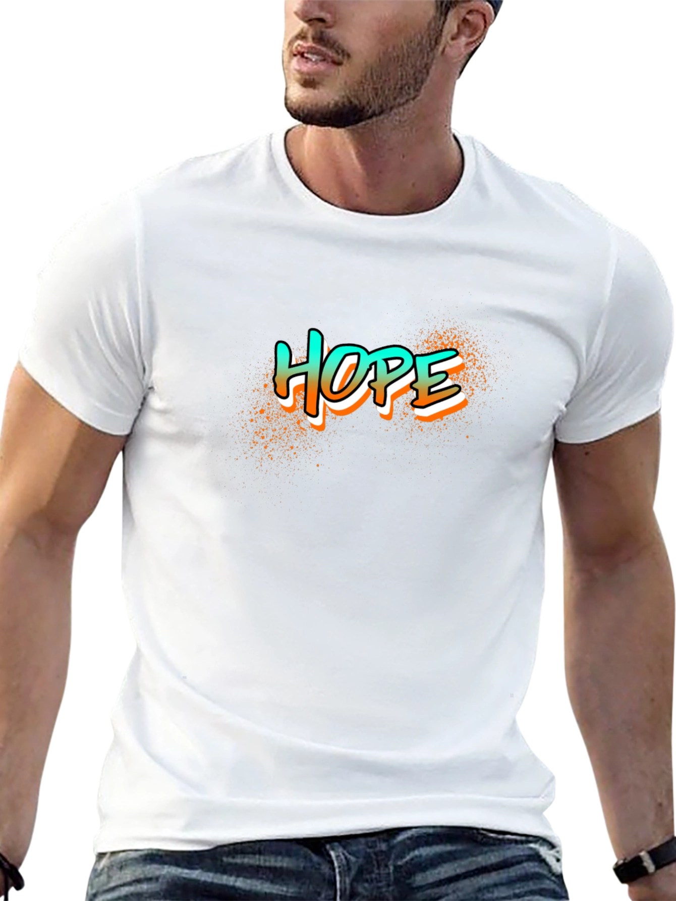 Hope Graphic T-Shirt - Stylish Black Cotton Tee
