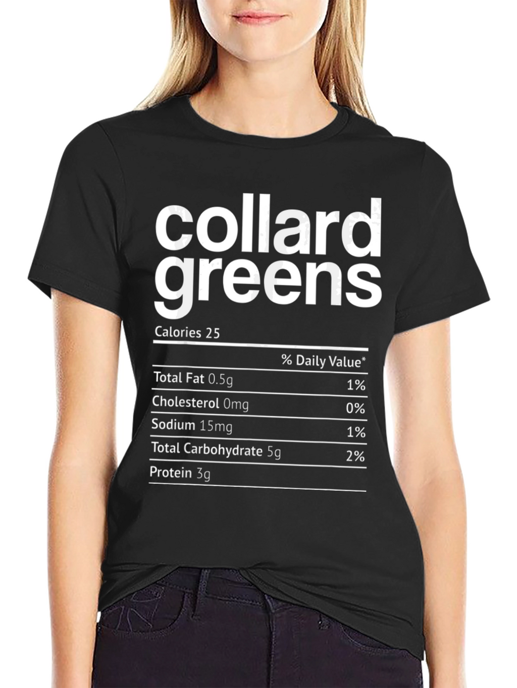 Collard Greens Nutrition Facts T-Shirt