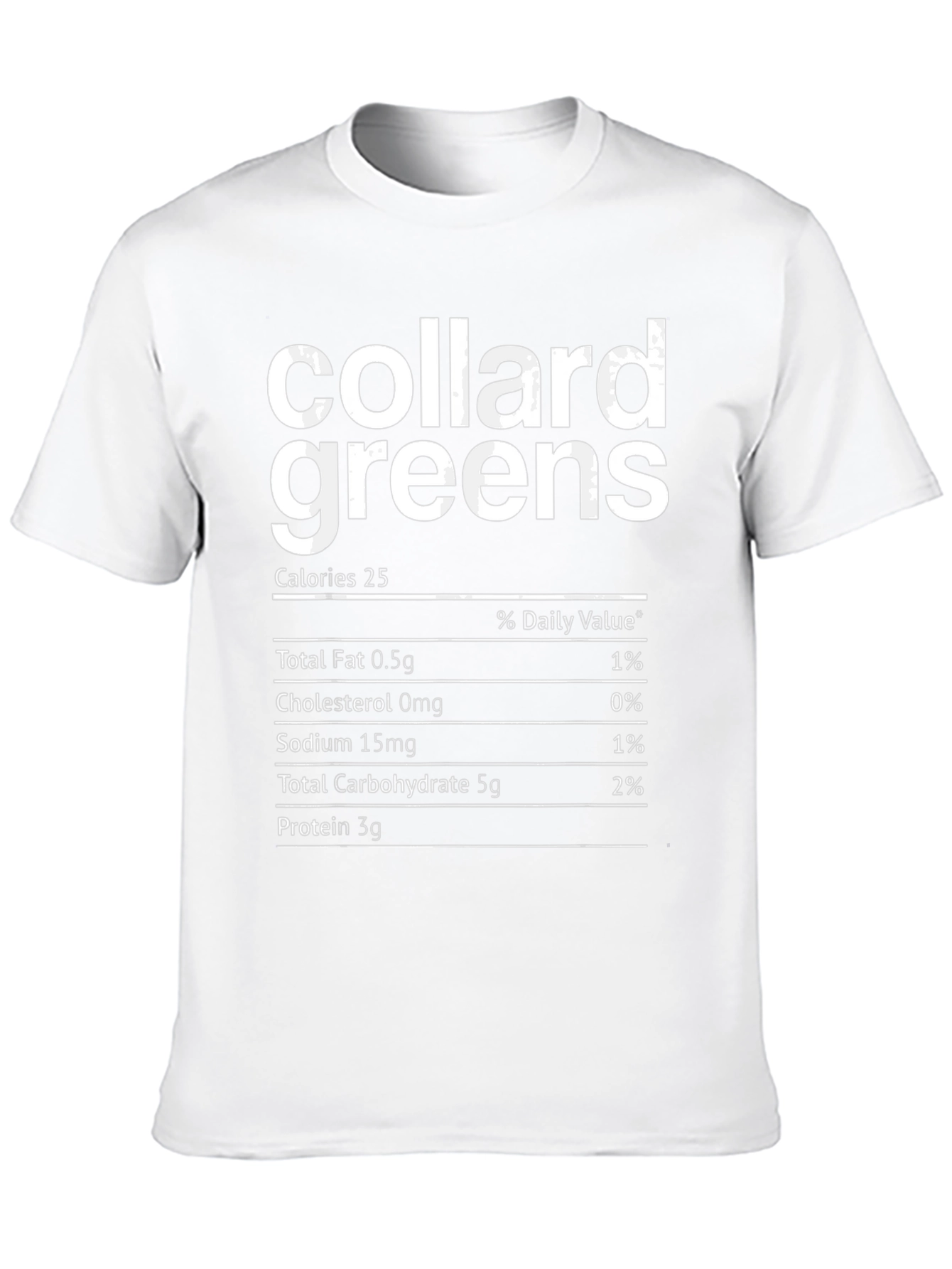 Collard Greens Nutrition Facts T-Shirt