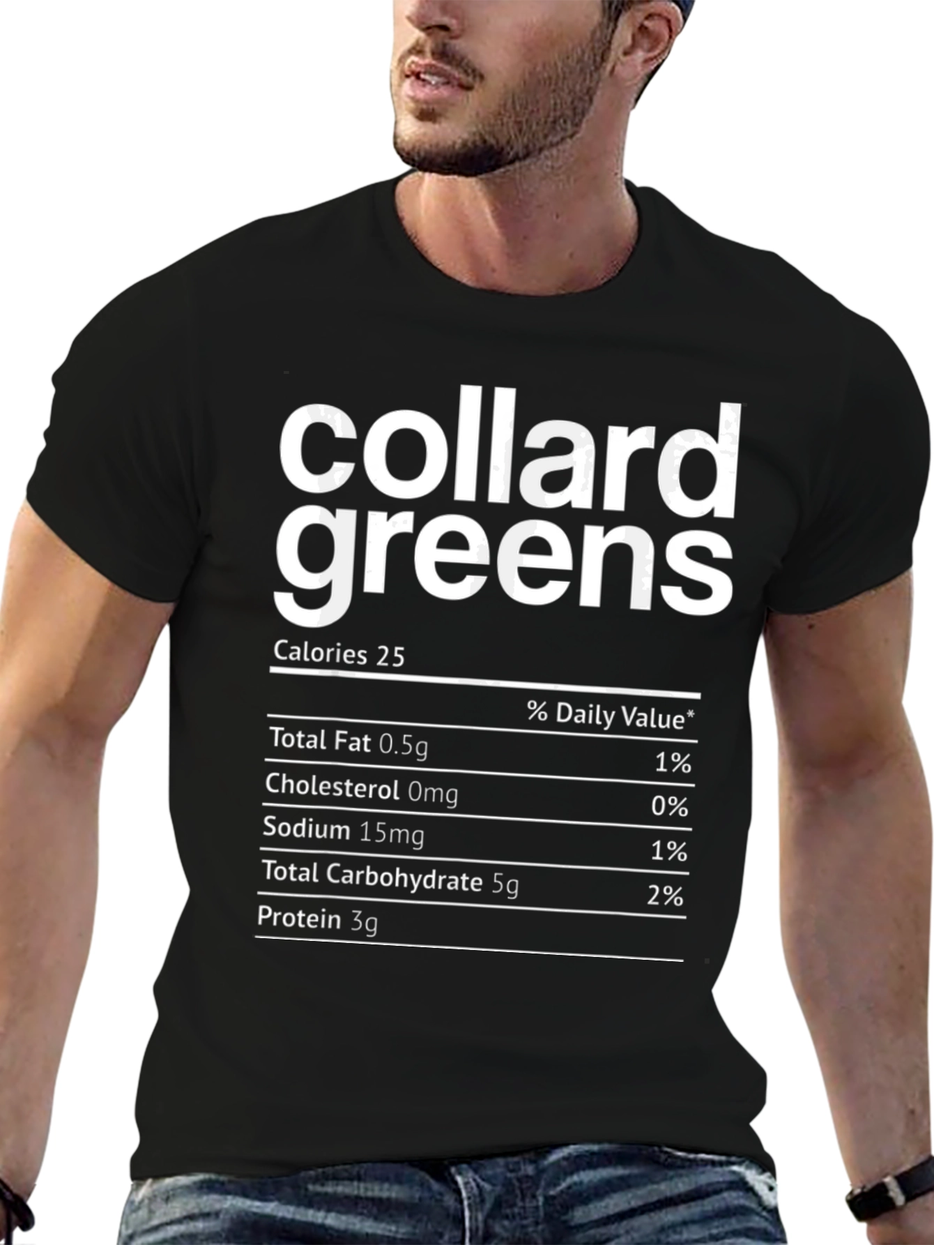 Collard Greens Nutrition Facts T-Shirt