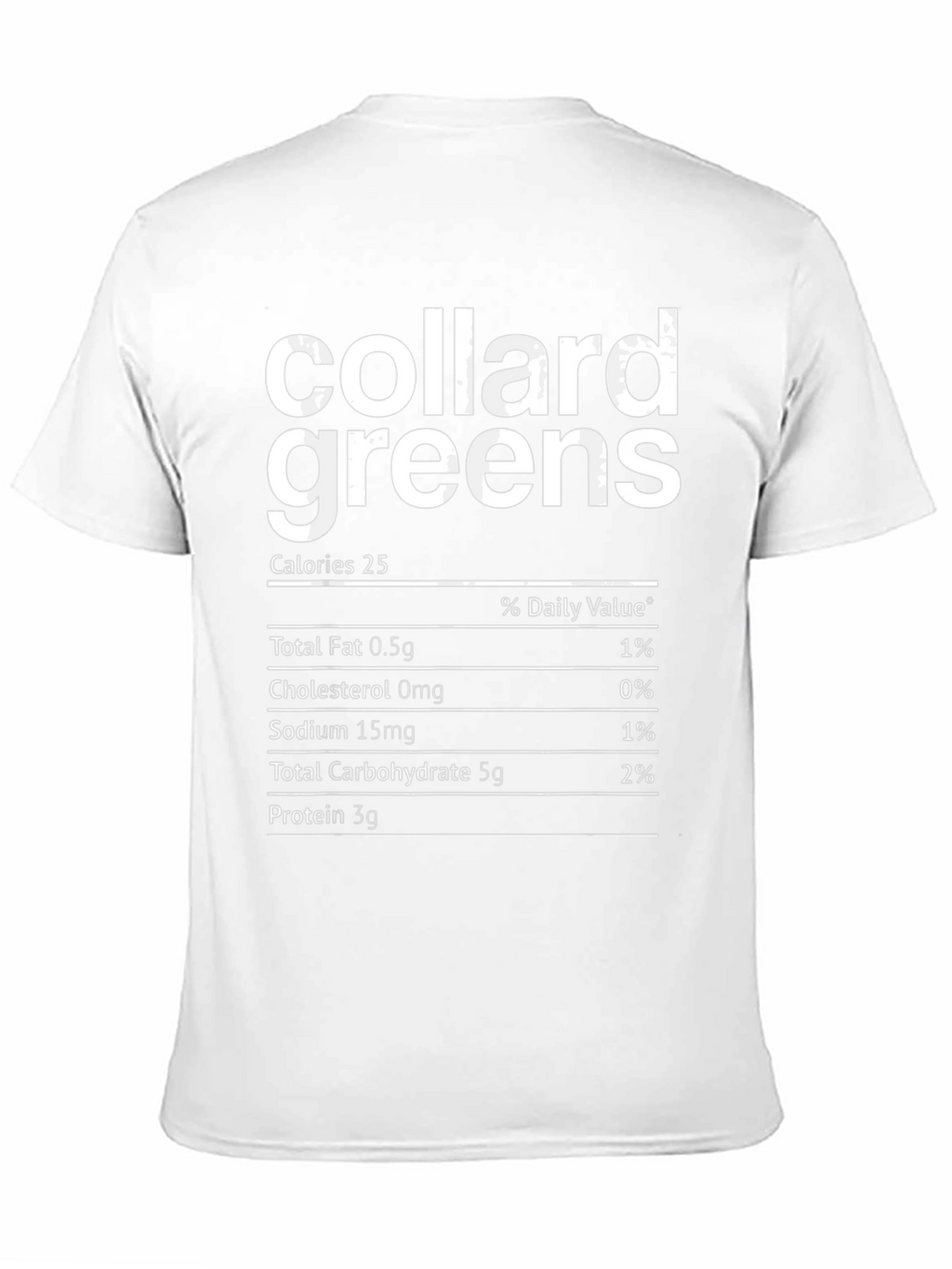 Collard Greens Nutrition Facts T-Shirt
