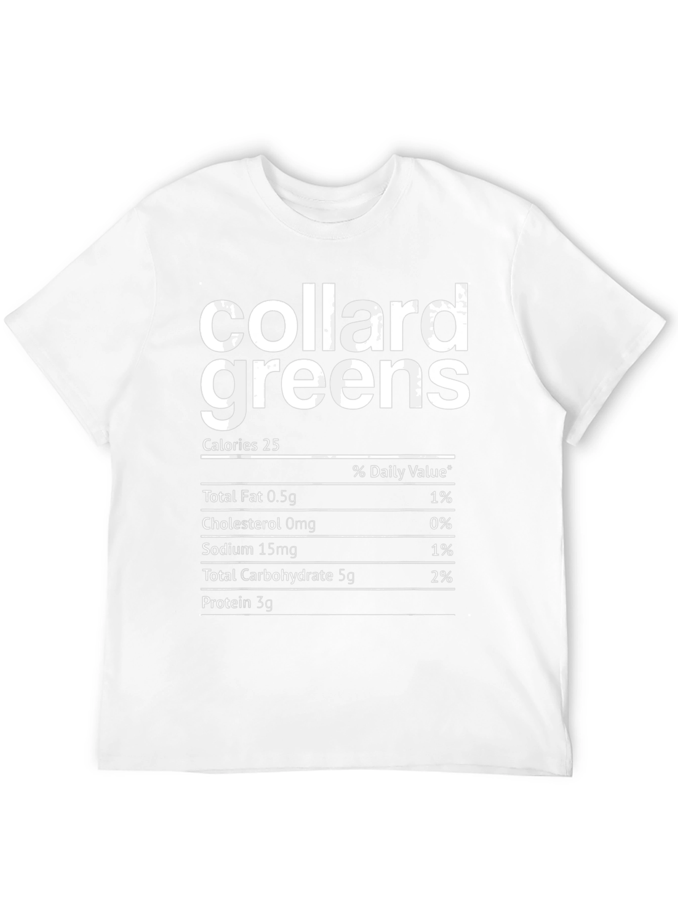 Collard Greens Nutrition Facts T-Shirt