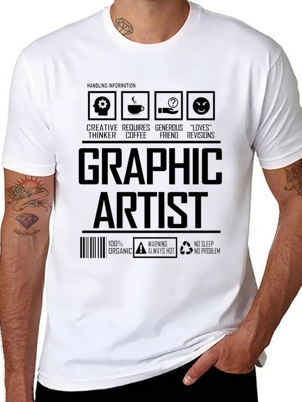 Graphic Artist T-Shirt - Creative Thinker Design