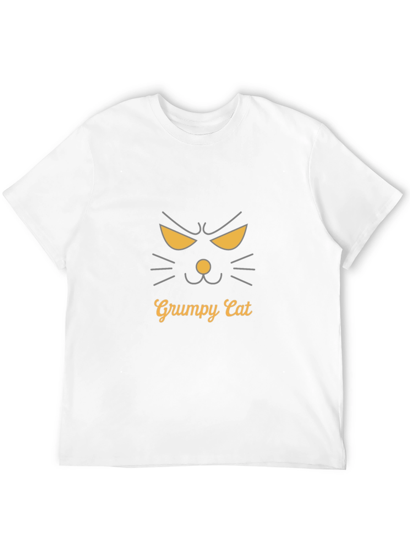 Grumpy Cat Graphic Tee - Mens Black T-Shirt