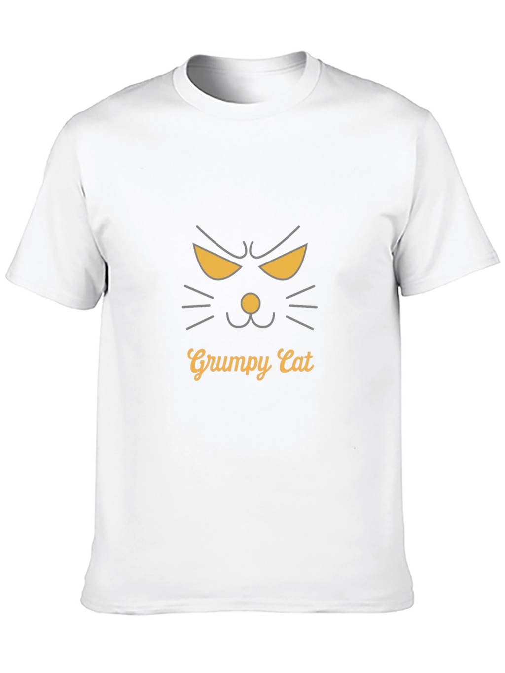 Grumpy Cat Graphic Tee - Mens Black T-Shirt