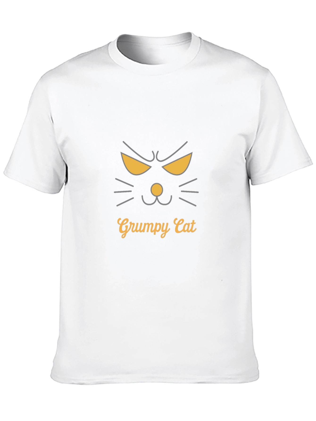 Grumpy Cat Graphic Tee - Mens Black T-Shirt