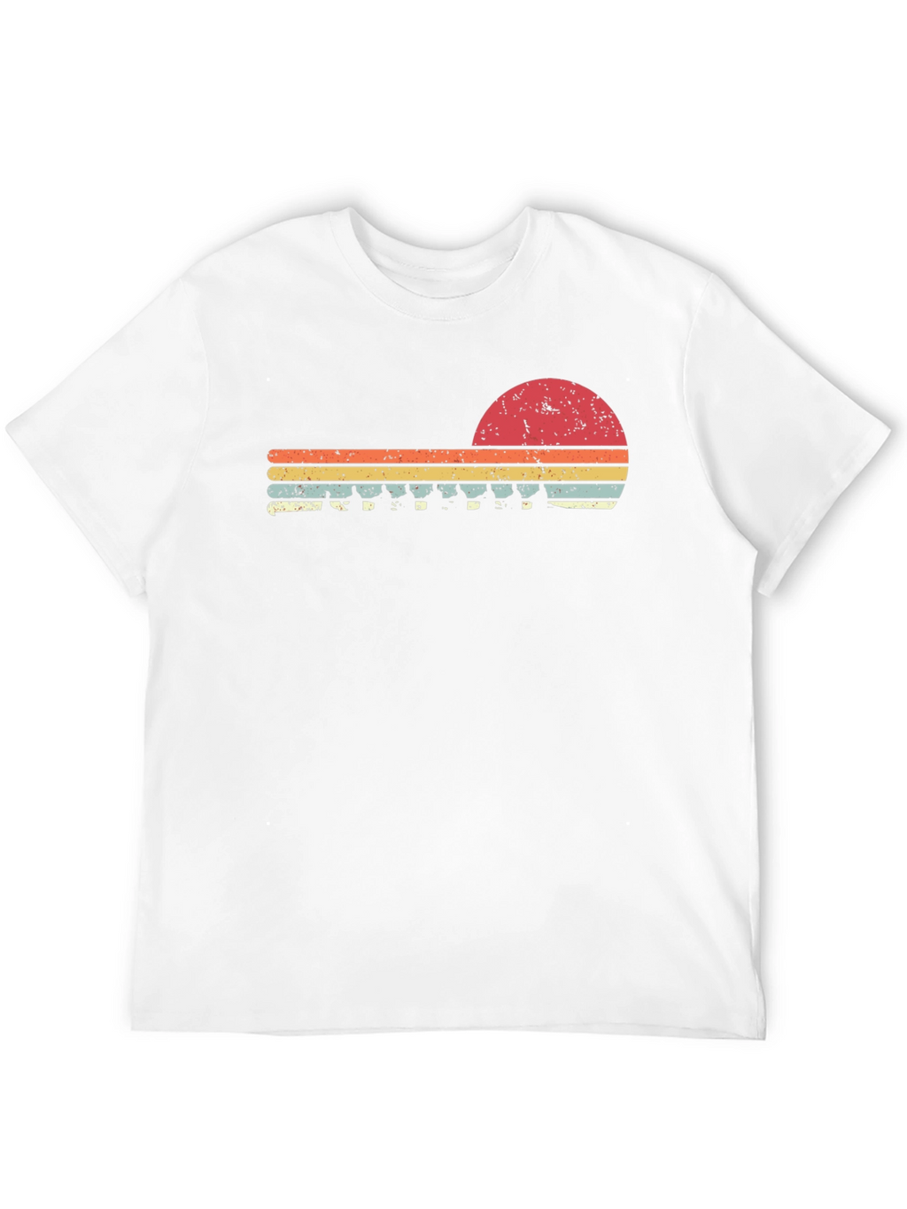 Retro Sunset Rowing T-Shirt