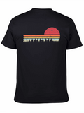 Retro Sunset Rowing T-Shirt