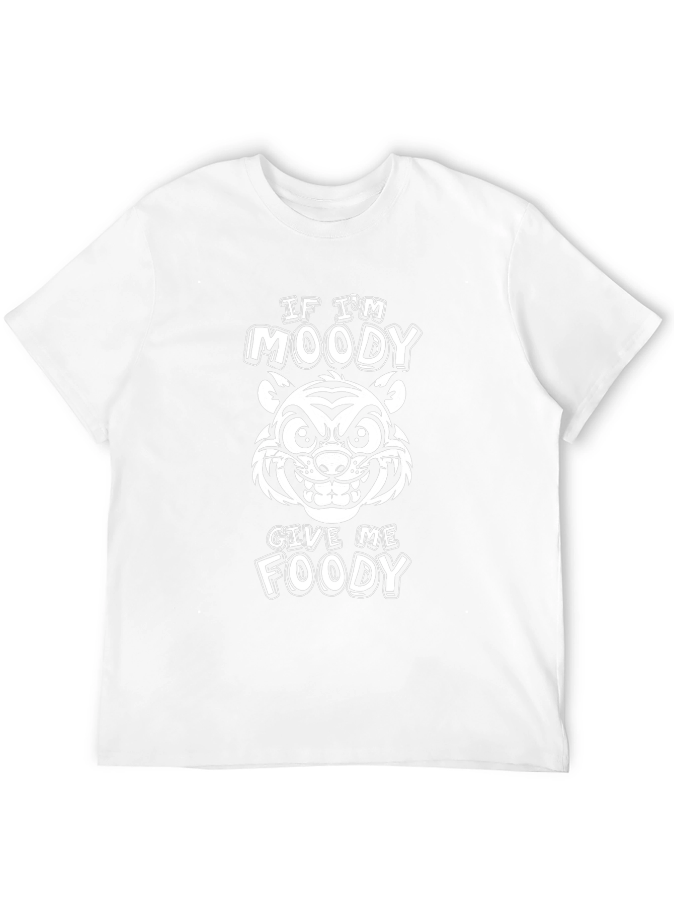 Moody Tiger Graphic Tee - Funny Foodie Shirt