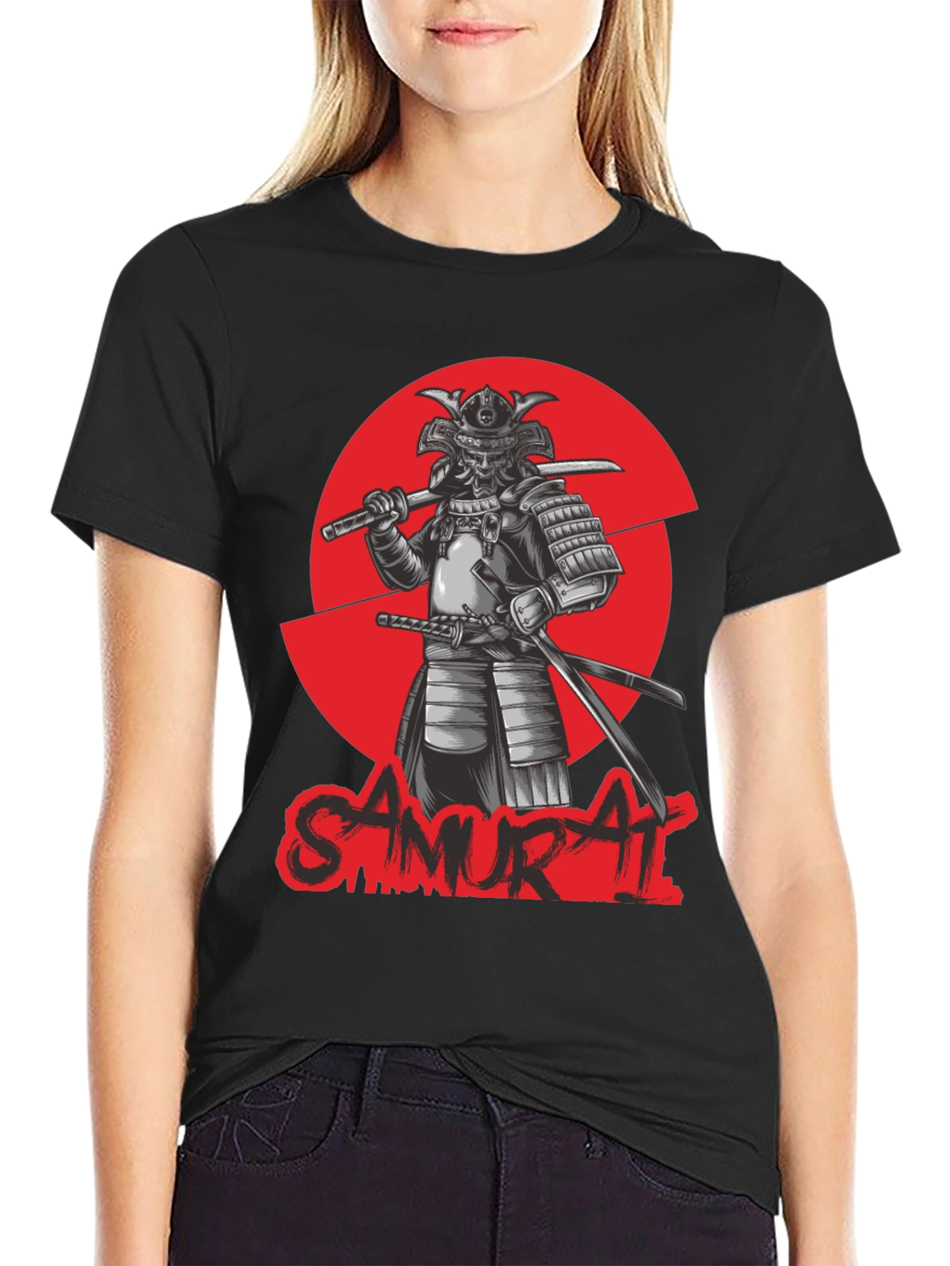 Samurai Warrior Graphic Tee - Cool Japanese Style T-Shirt