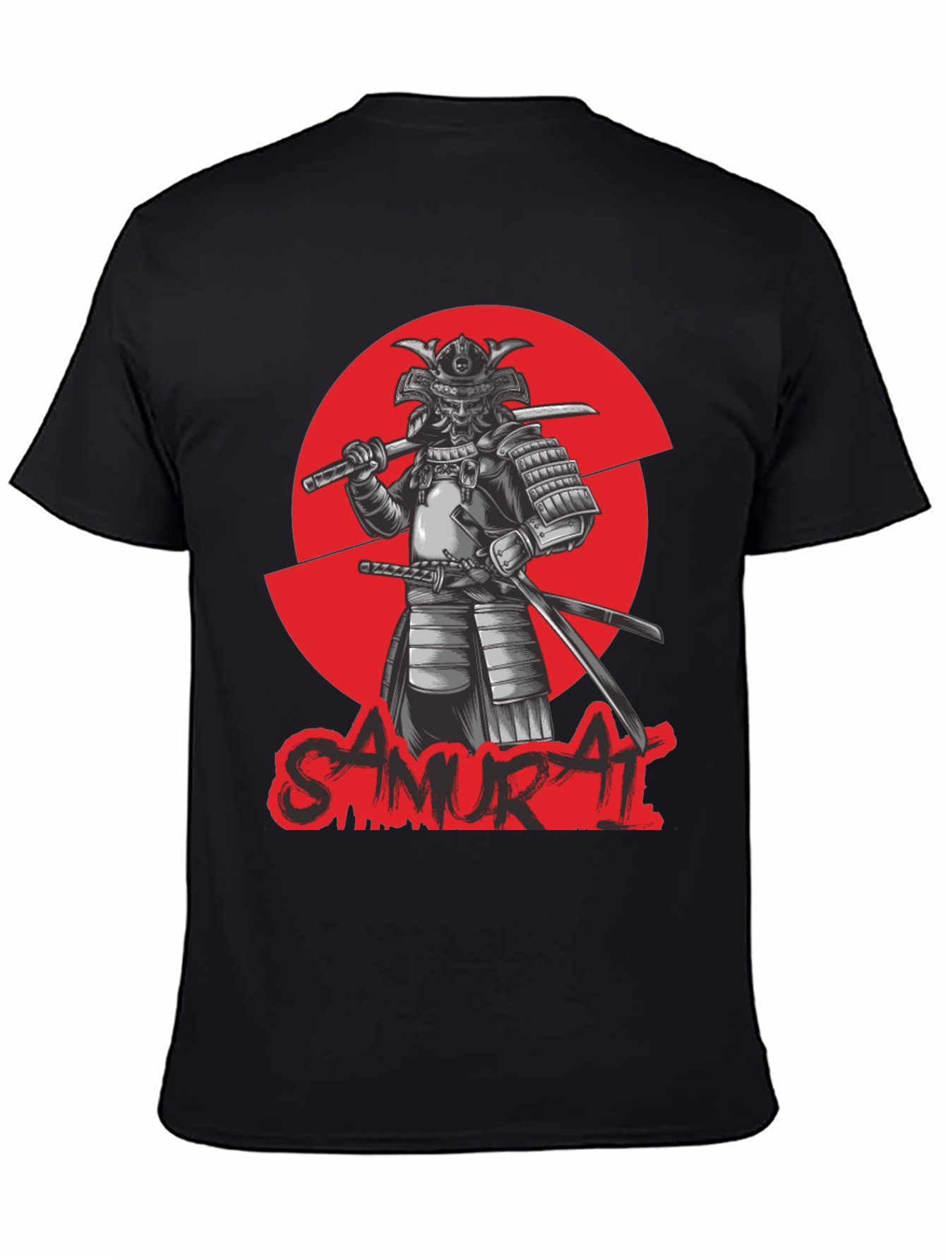 Samurai Warrior Graphic Tee - Cool Japanese Style T-Shirt