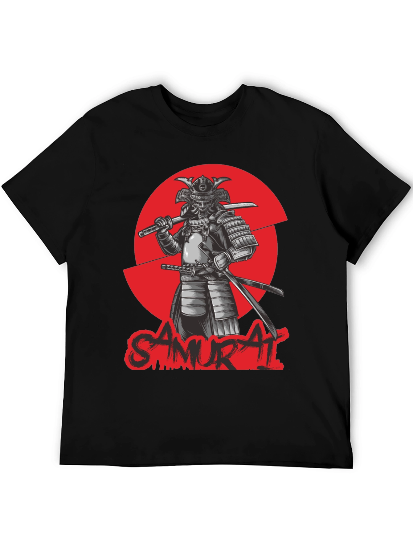 Samurai Warrior Graphic Tee - Cool Japanese Style T-Shirt
