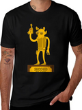 Second Place Alien Black Graphic Tee