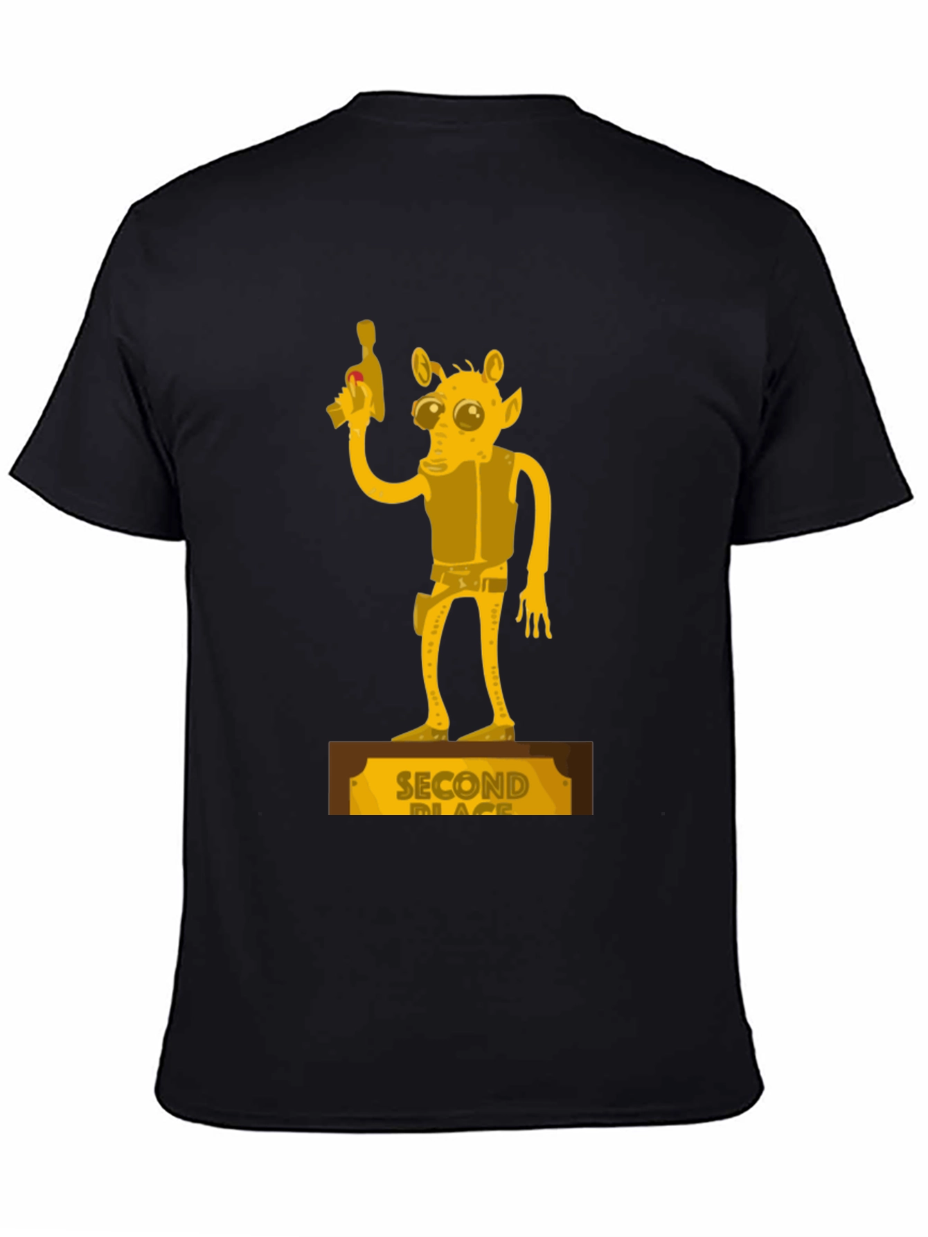 Second Place Alien Black Graphic Tee