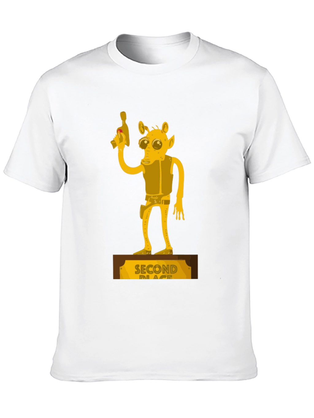 Second Place Alien Black Graphic Tee