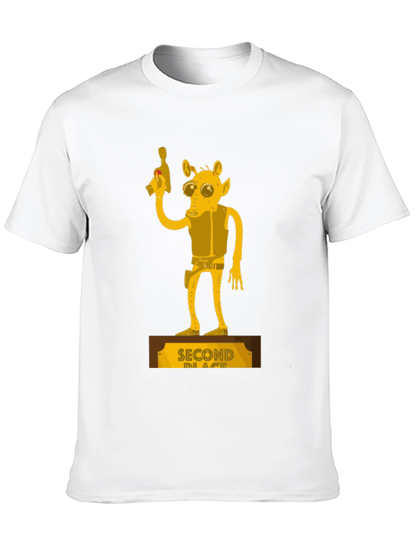 Second Place Alien Black Graphic Tee