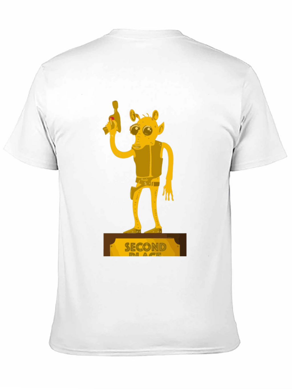 Second Place Alien Black Graphic Tee