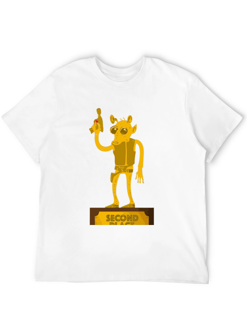 Second Place Alien Black Graphic Tee