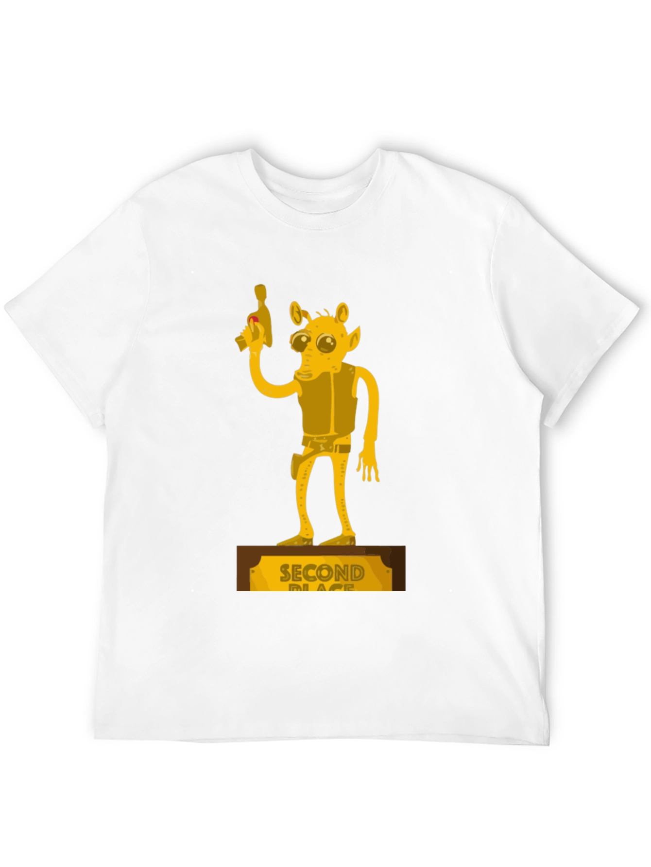 Second Place Alien Black Graphic Tee