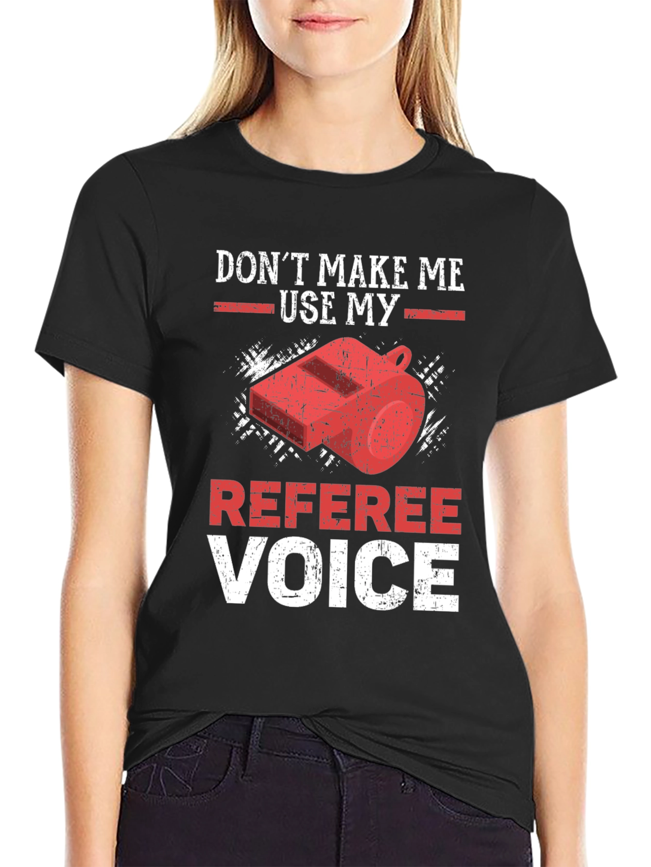 Referee Voice T-Shirt - Funny Sports Apparel