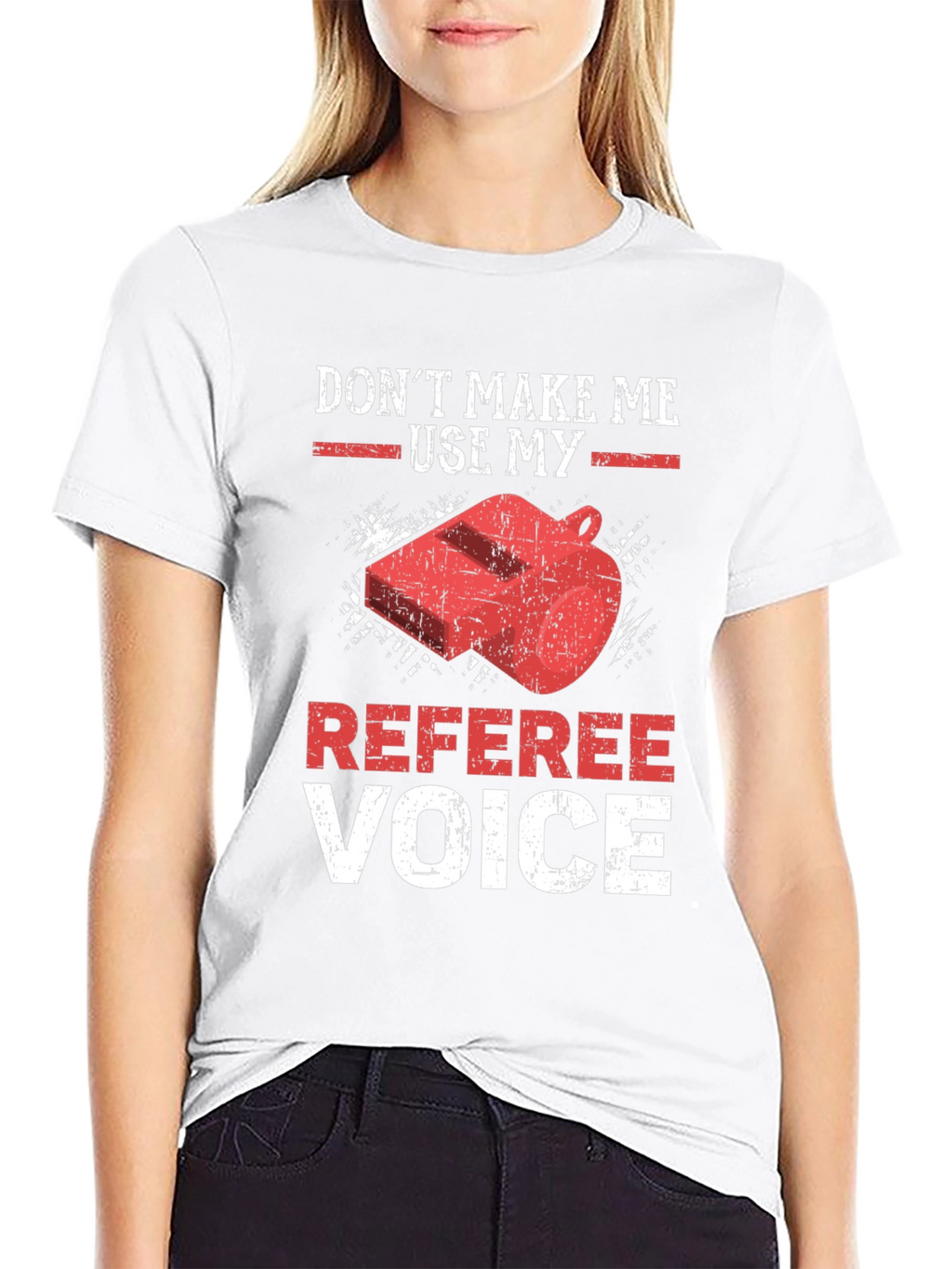 Referee Voice T-Shirt - Funny Sports Apparel
