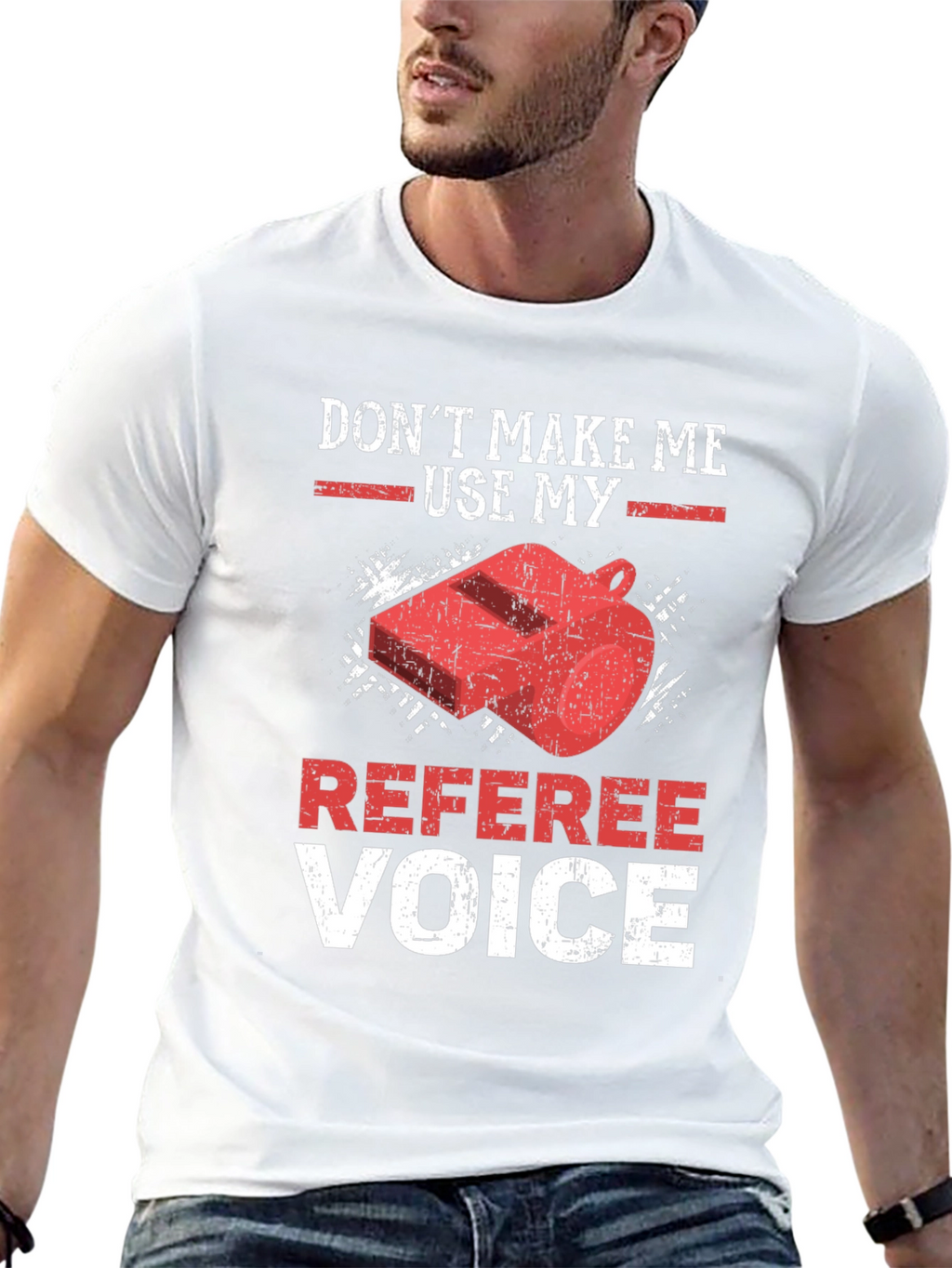 Referee Voice T-Shirt - Funny Sports Apparel
