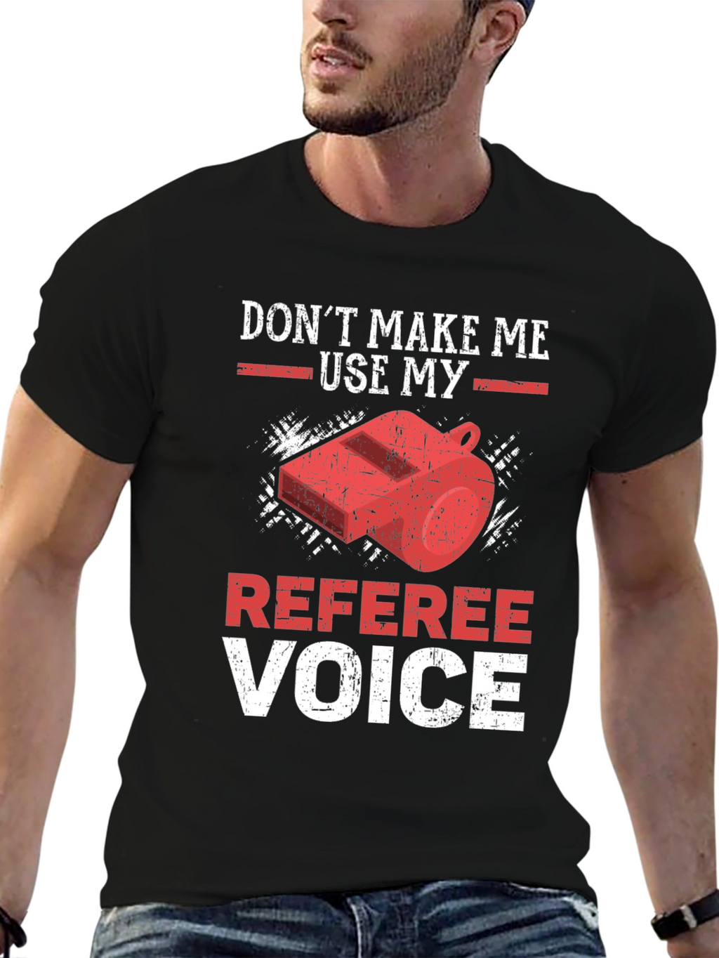 Referee Voice T-Shirt - Funny Sports Apparel