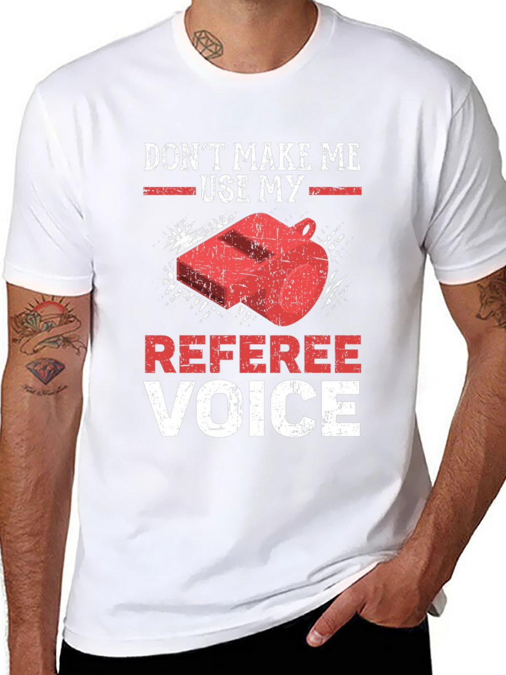 Referee Voice T-Shirt - Funny Sports Apparel