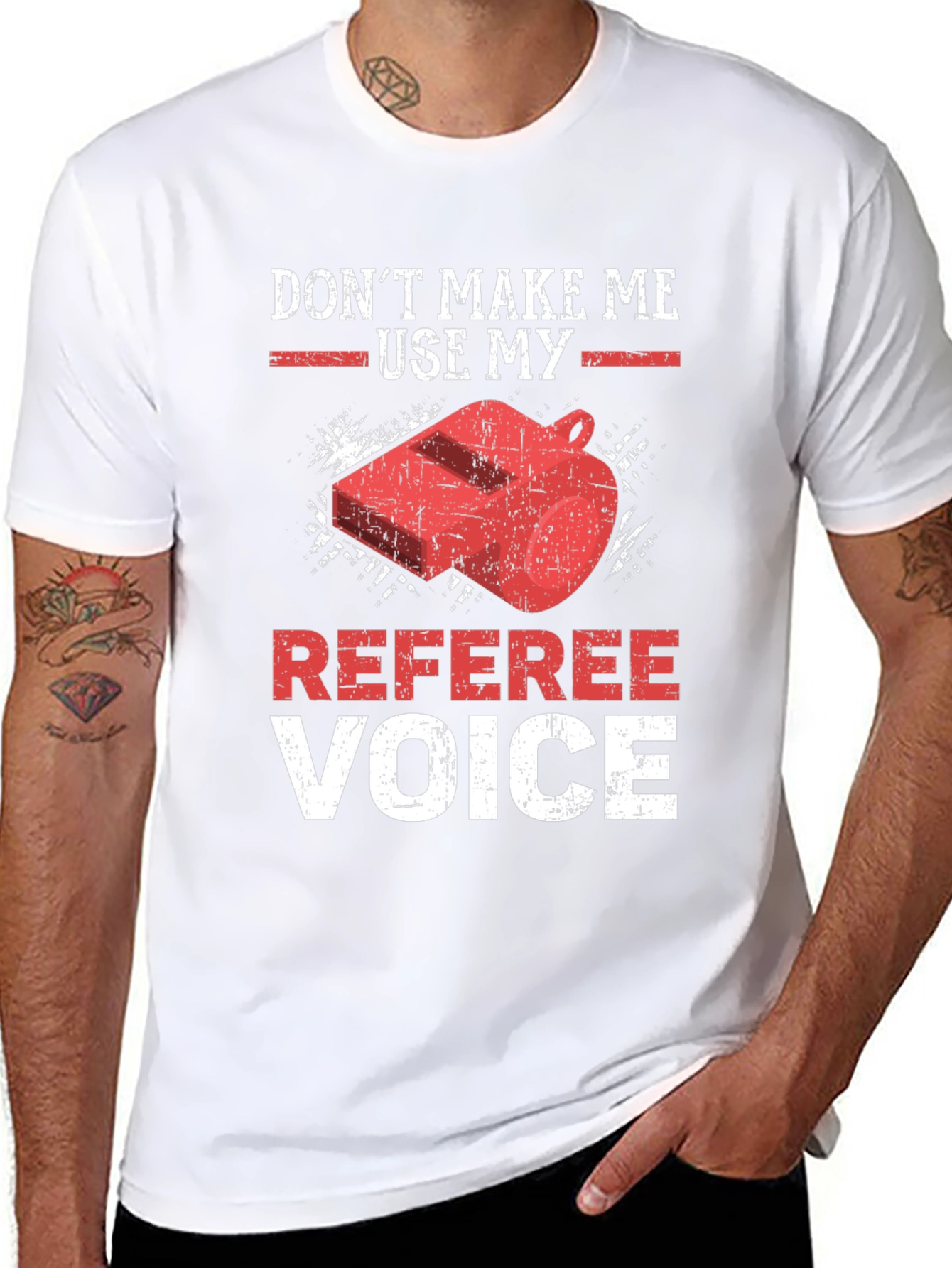 Referee Voice T-Shirt - Funny Sports Apparel