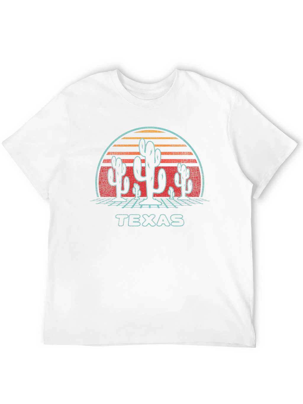Texas Sunset Cactus Graphic Tee