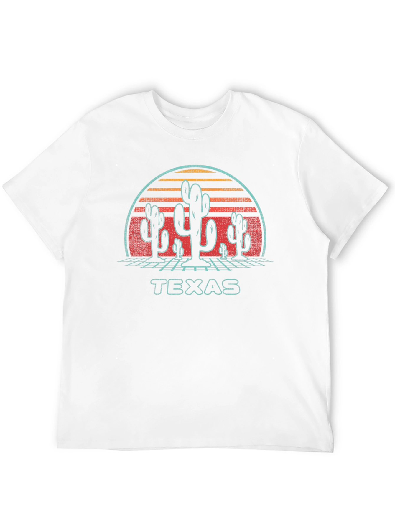 Texas Sunset Cactus Graphic Tee