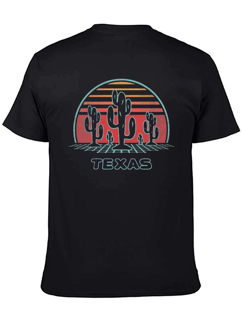 Texas Sunset Cactus Graphic Tee