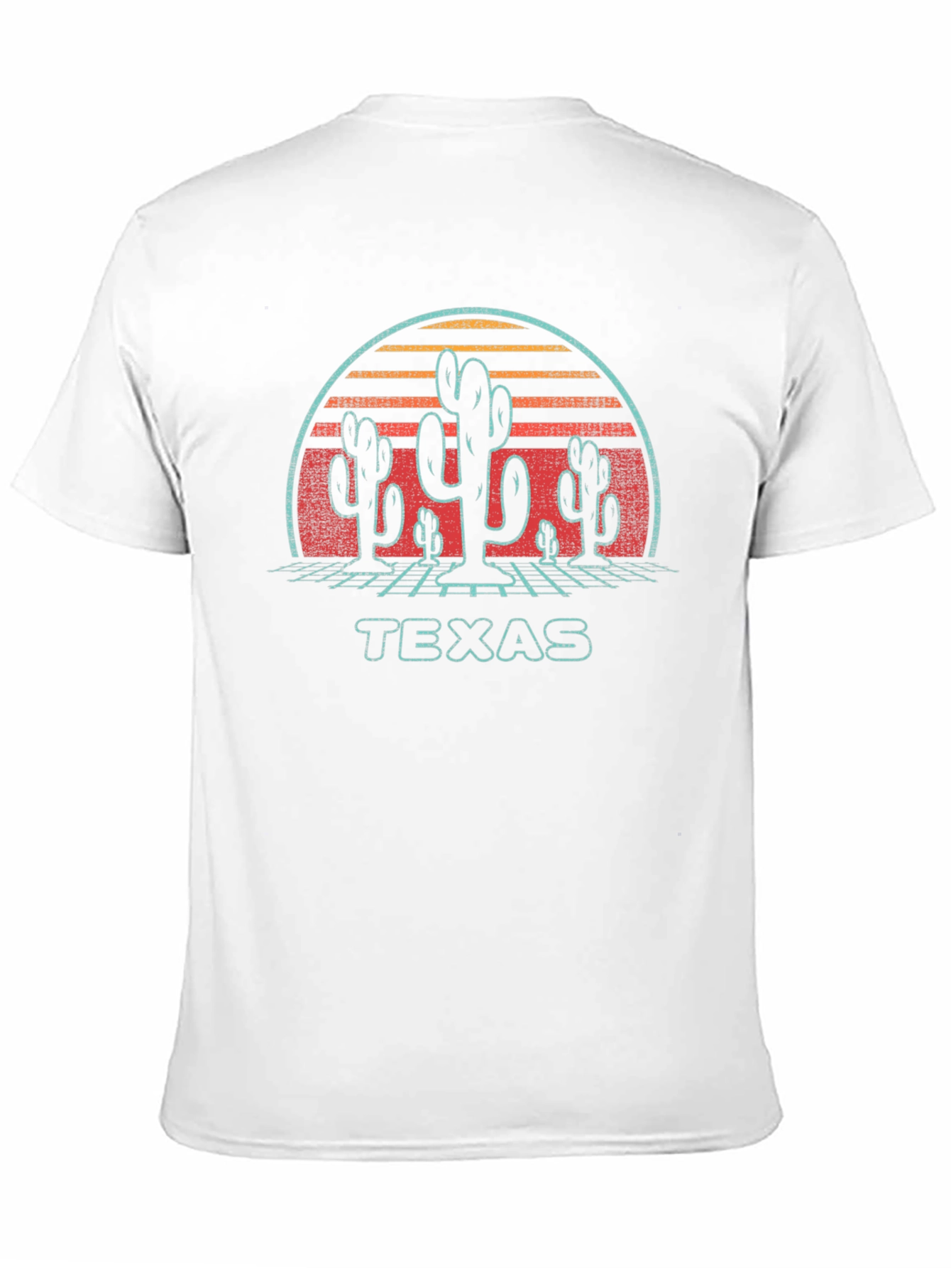 Texas Sunset Cactus Graphic Tee