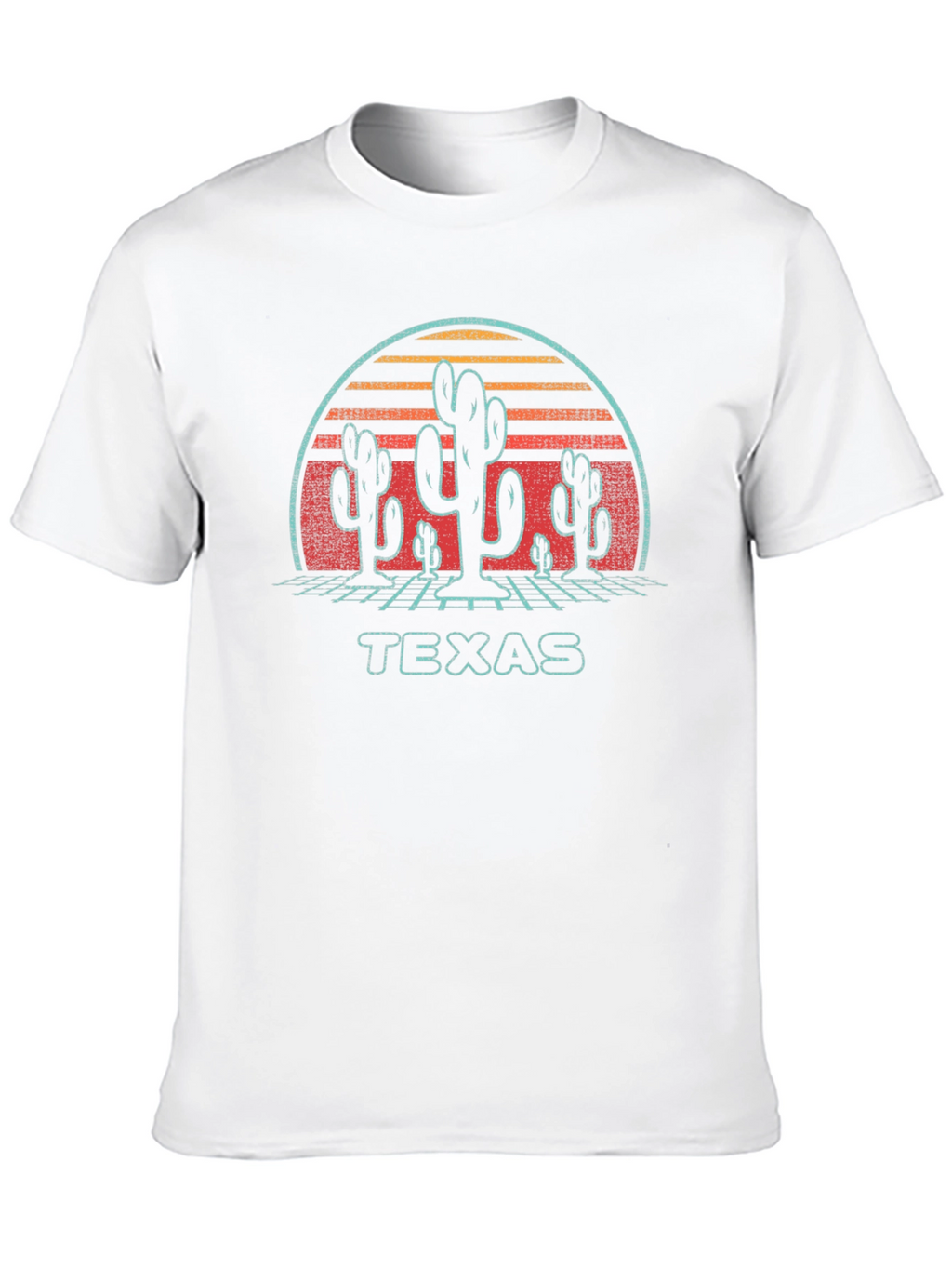 Texas Sunset Cactus Graphic Tee