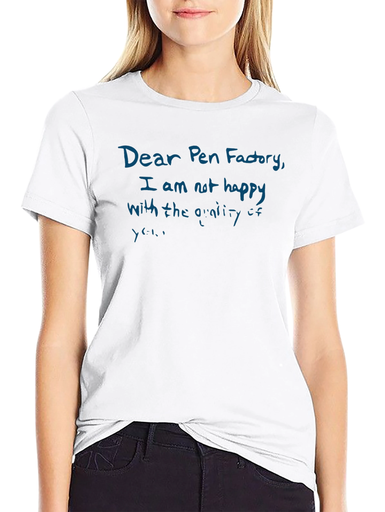 Dear Pen Factory Funny Sarcastic T-Shirt