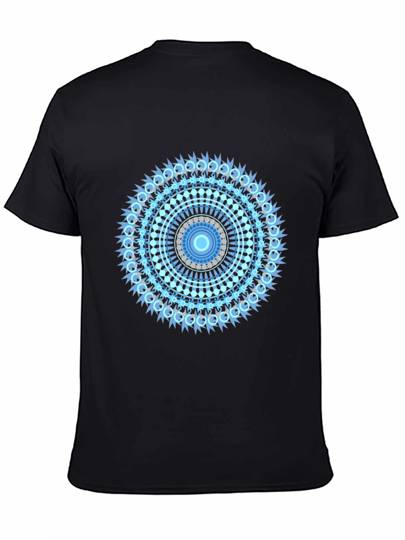 Mandala Graphic Black T-Shirt - Unique Design