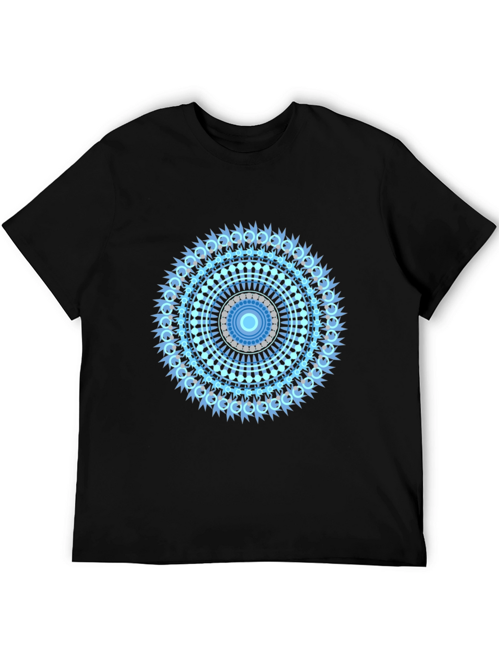 Mandala Graphic Black T-Shirt - Unique Design