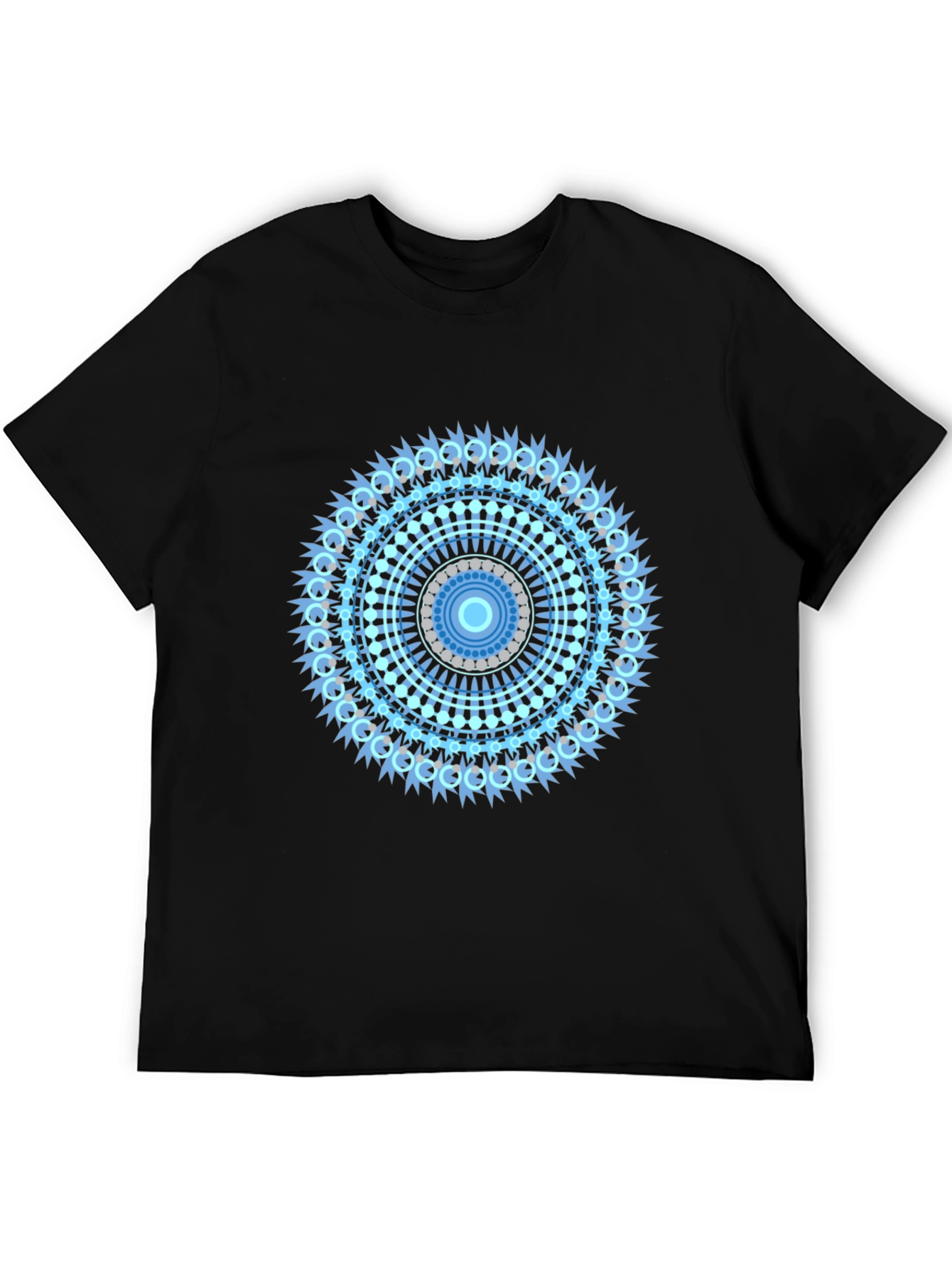 Mandala Graphic Black T-Shirt - Unique Design