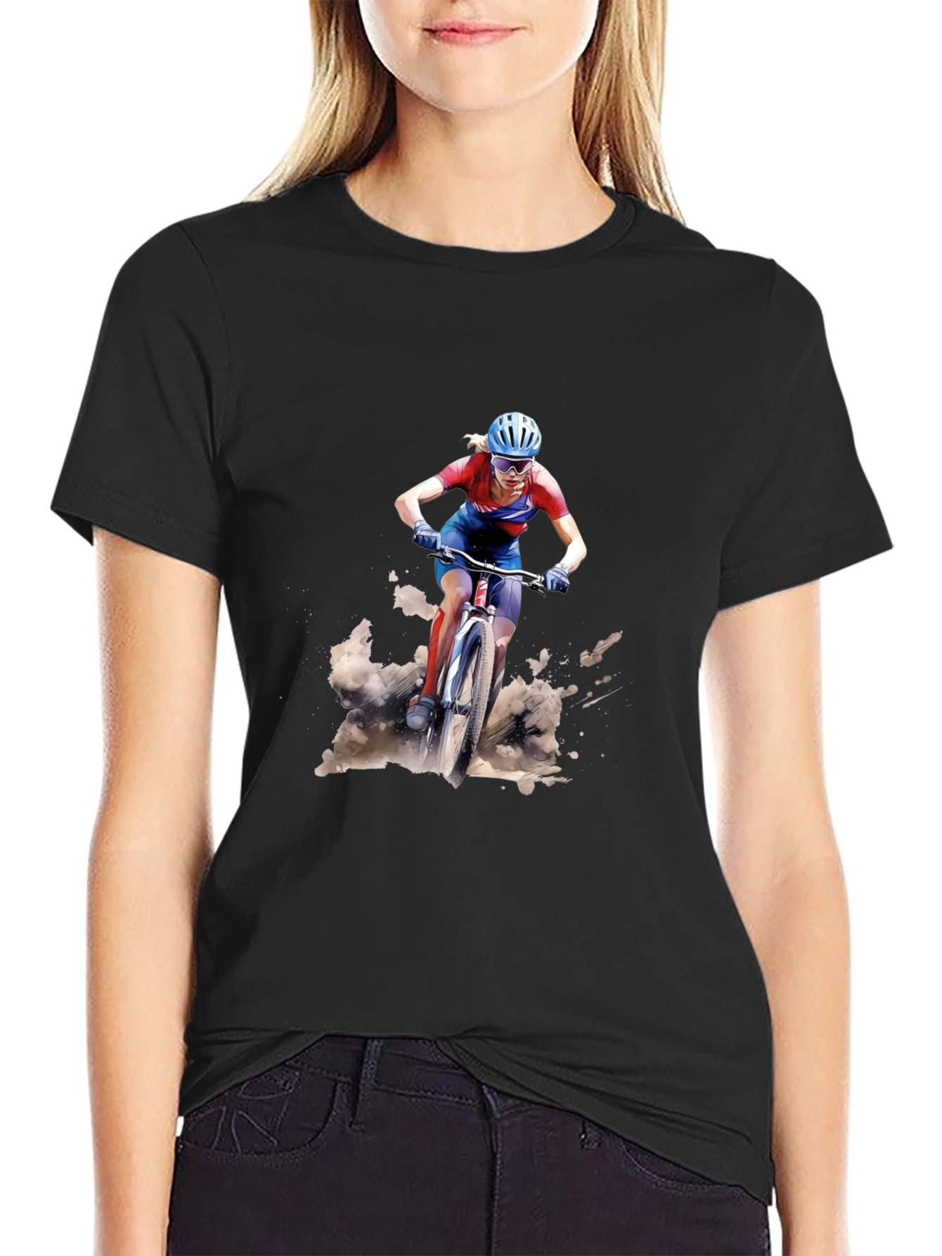 Mountain Biker Graphic T-Shirt