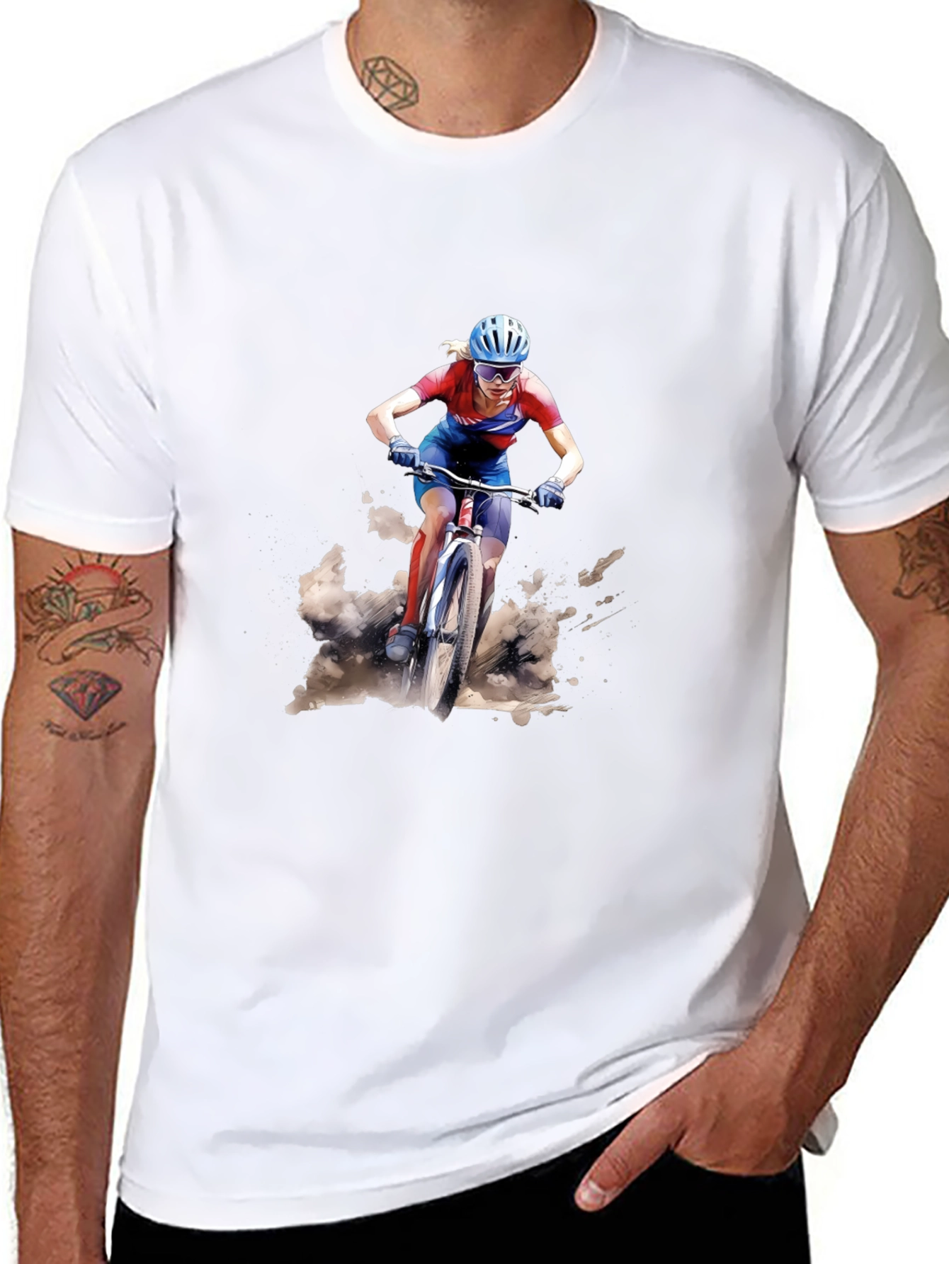 Mountain Biker Graphic T-Shirt
