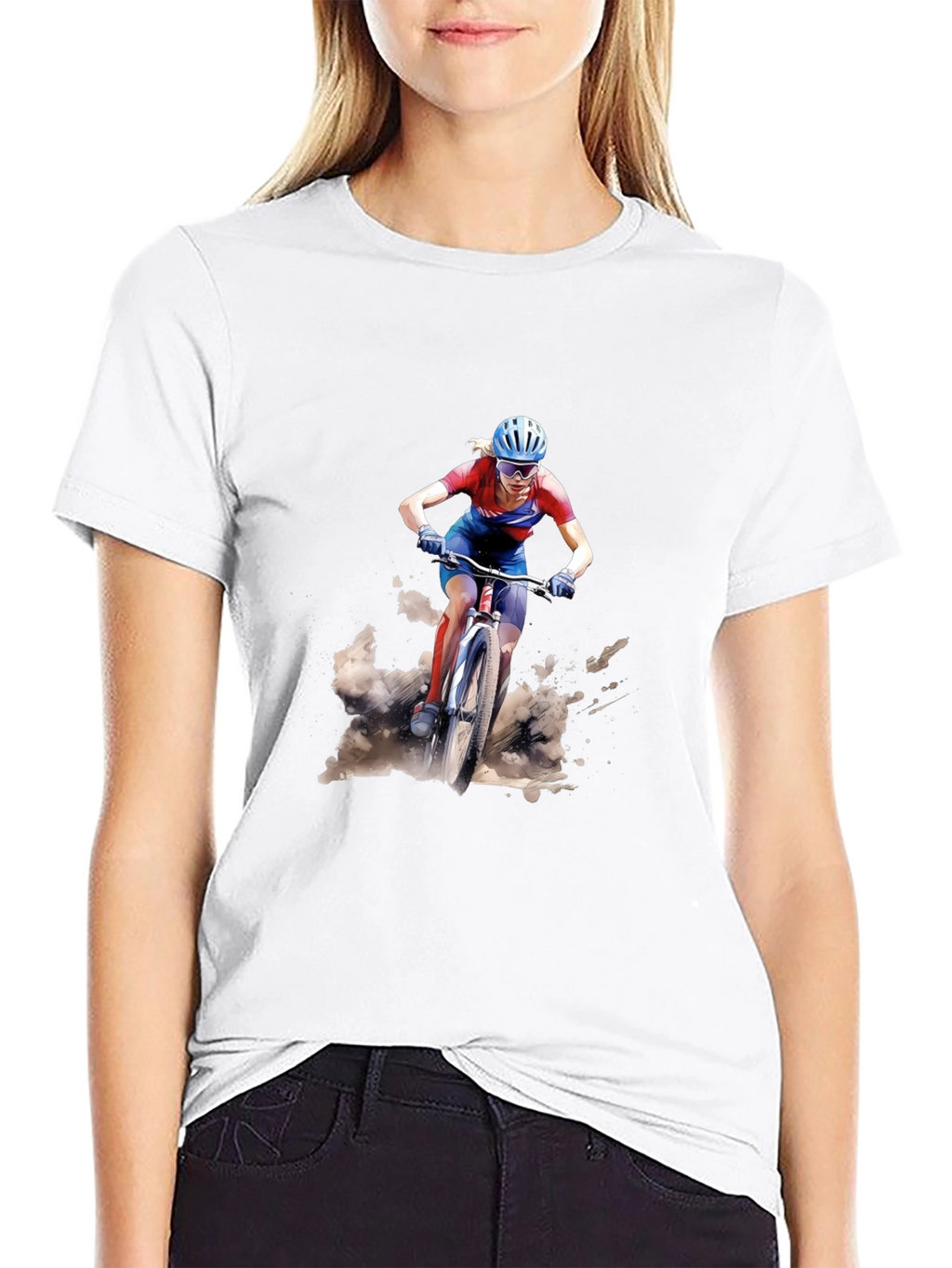 Mountain Biker Graphic T-Shirt