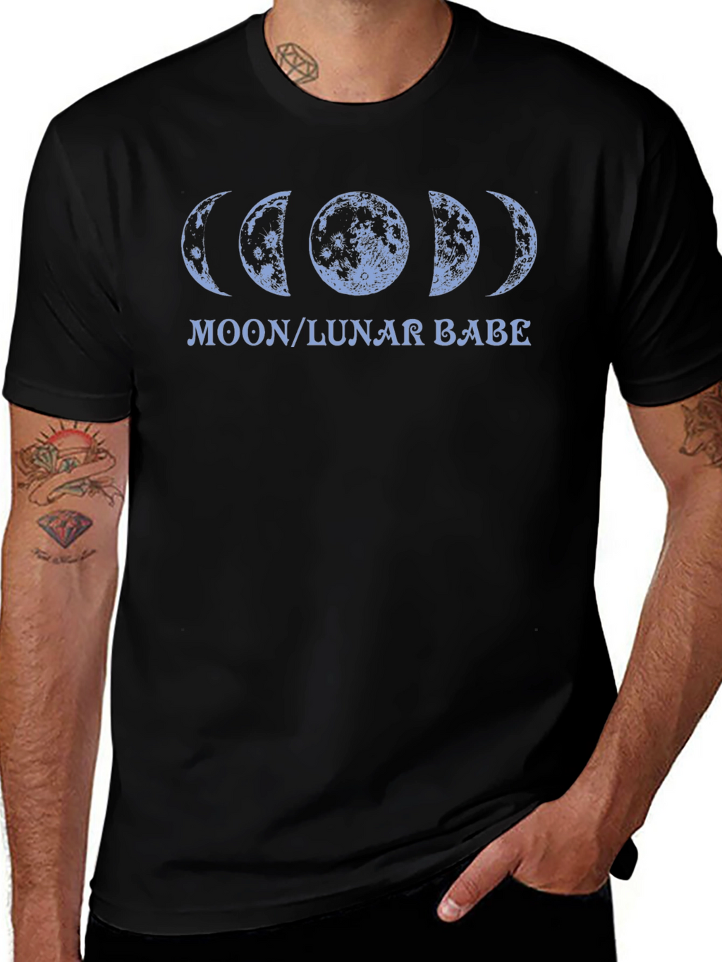 Moon Phases Graphic Tee - Lunar Babe T-Shirt