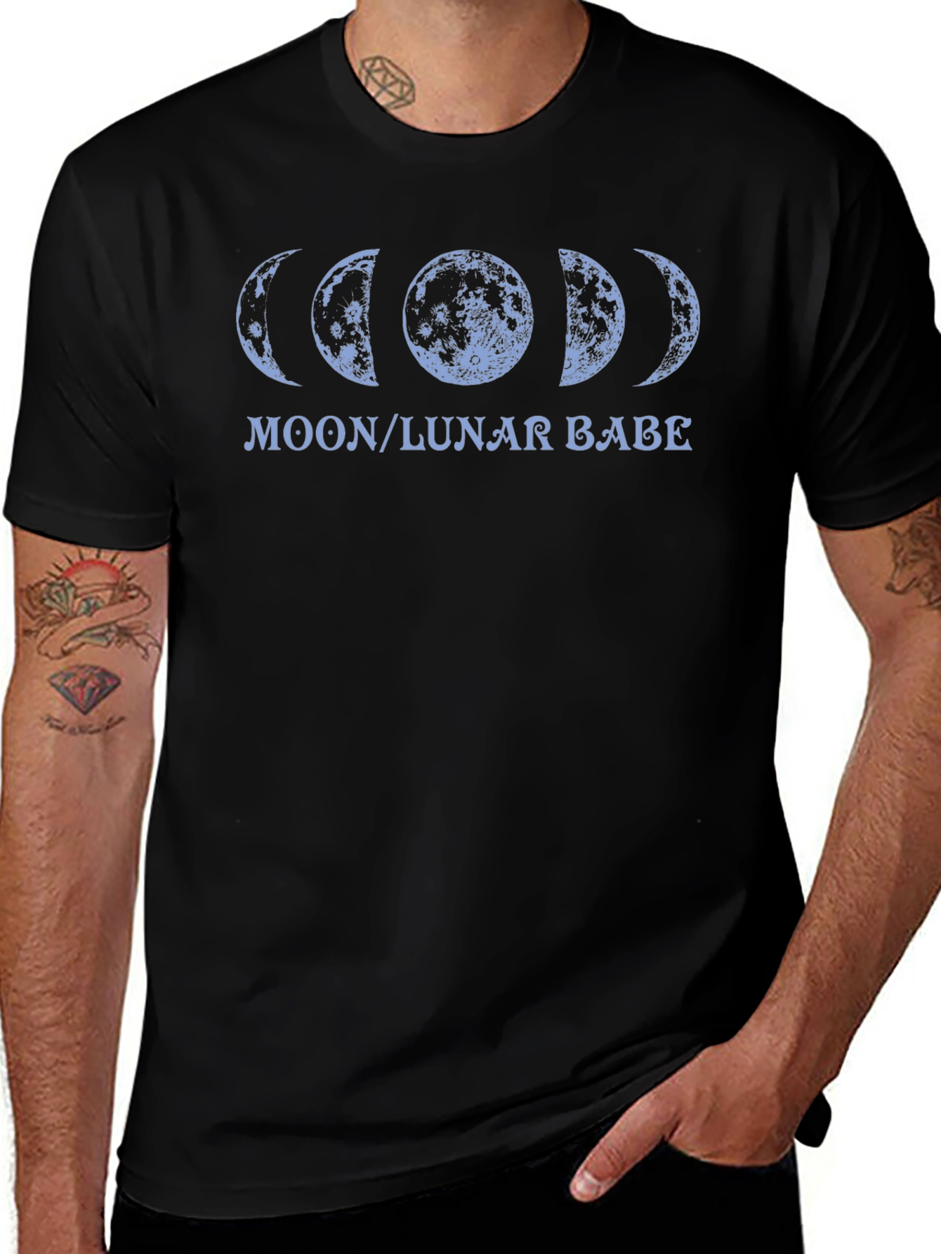 Moon Phases Graphic Tee - Lunar Babe T-Shirt
