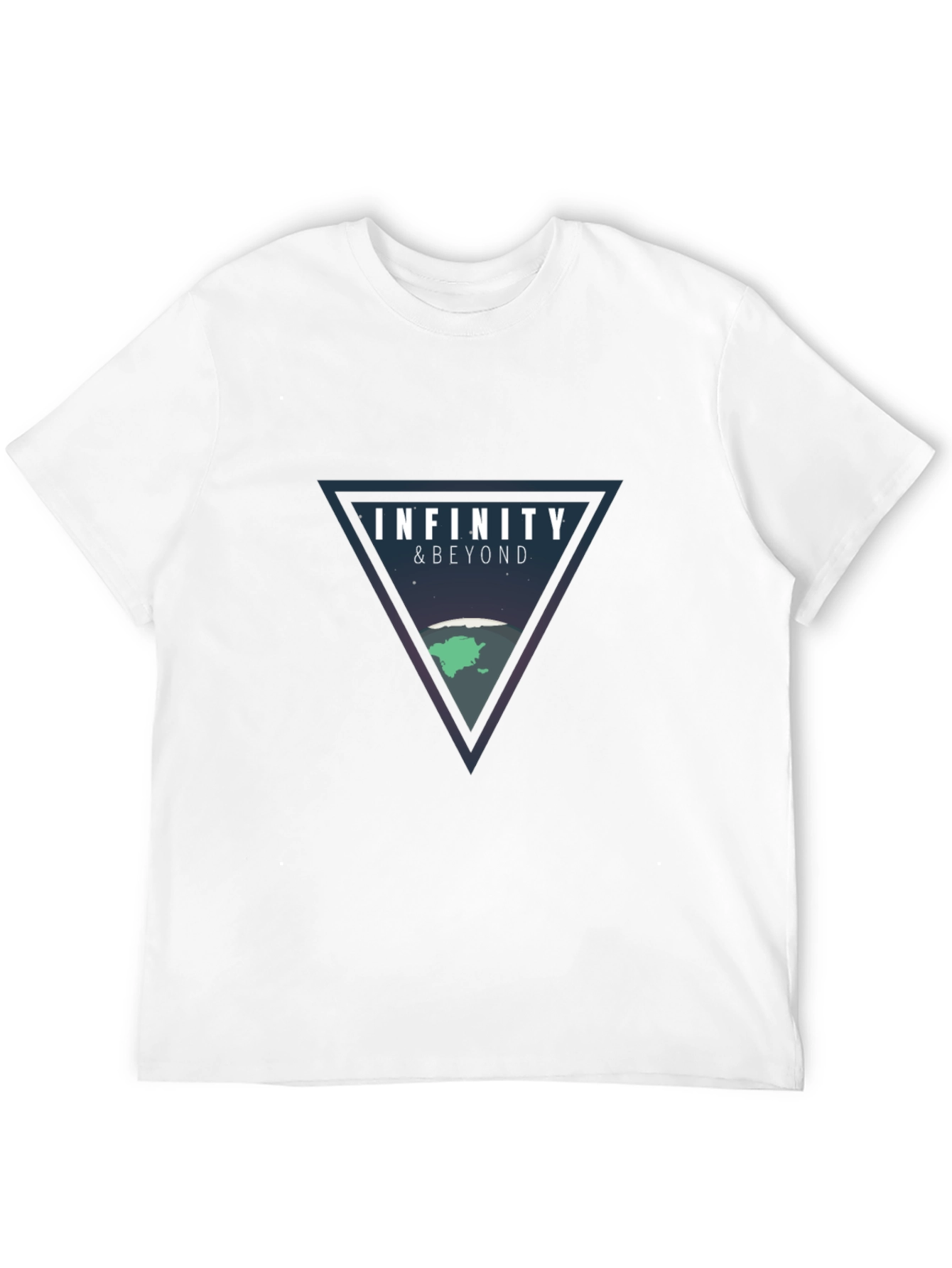 Infinity & Beyond Graphic Tee - Black Cotton Blend